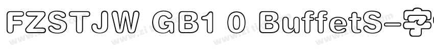 FZSTJW GB1 0 BuffetS字体转换